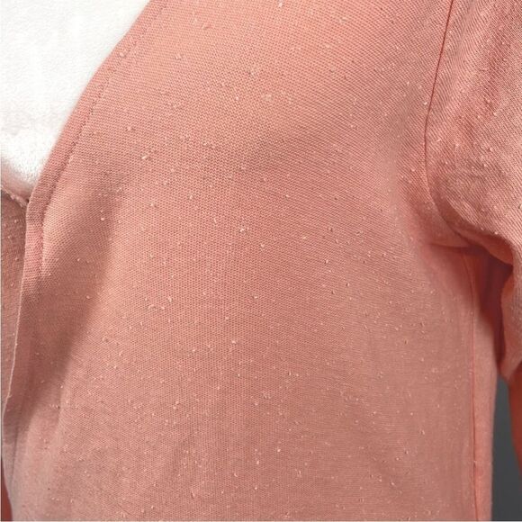 UO Out From Under Callie Rose Draped Textured Surplice Long Sleeve Shirt. Size M - Picture 3 of 15